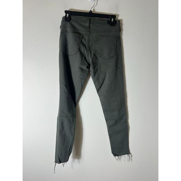 Adriano Goldschmied Dark Green "The Legging Ankle" Sz 27 - Picture 2 of 4